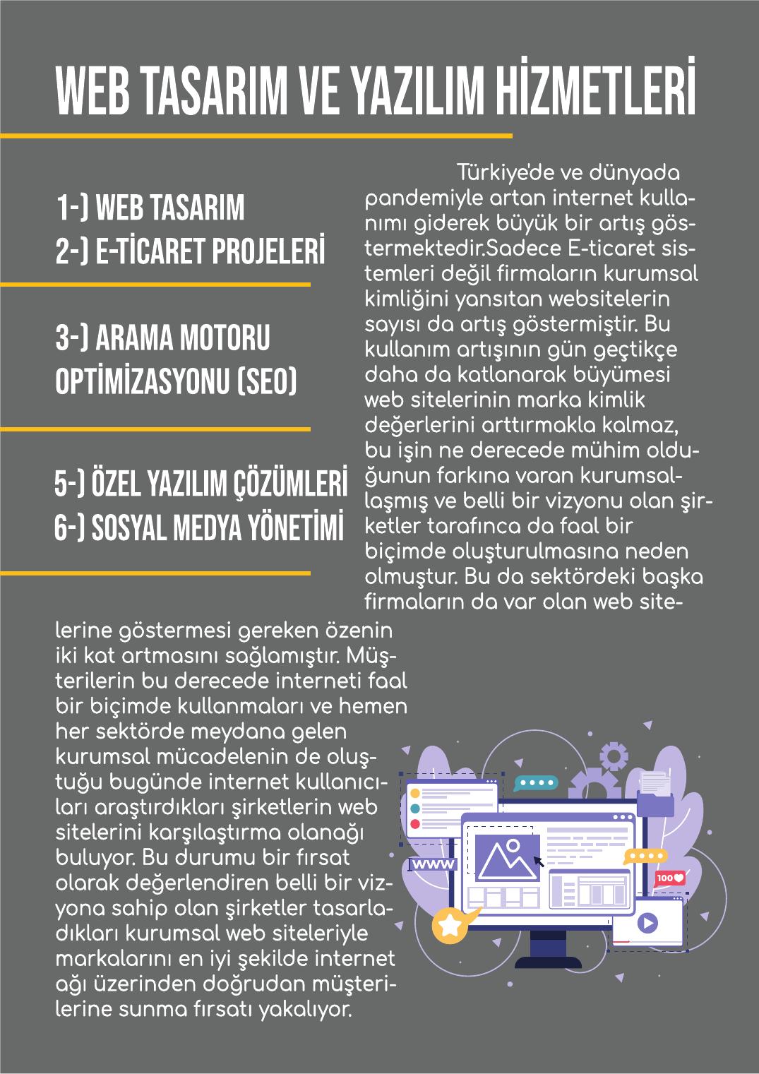 Estek Manisa web tasarım yazılım SEO ve e-ticaret hizmetleri